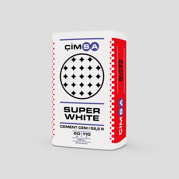 WHITE PORTLAND CEMENT TYPE 1-2 SUPERSACK 1.5 METRIC TONS 3,300 POUNDS